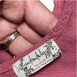 Free People Rose Pink Lace Sleeveless Tank Top S Photo 6