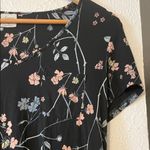 Soma Navy Floral Short Sleeve Sleepshirt Blue Photo 2