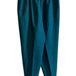 VTG Alfred Dunner Women’s Pants Size 14 Turquoise Elastic Waist Grannycore Photo 5