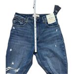 Abercrombie & Fitch NEW  The Mom High Rise Distressed Ankle Jeans Sz 28 Photo 8