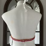 BCBGMAXAZRIA  Swim Bikini Top, White w/Crochet Detailing Size XS New w/Tag Photo 5