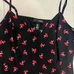 AQUA ‎ cami tank black floral Photo 4