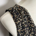 Vintage Midi Dress Polka Dots Stretchy Y2K Whimsigoth Grunge Fairygoth Fairy Black Size 14 Photo 4