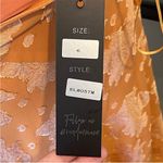 Sundae Muse  Midi Orange Dress - Size 6 Photo 9