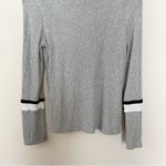 Generation Love  Andrea Turtleneck Top Long Sleeves Gray Color Block NEW Size XS Photo 8