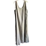 Flax Slipster 1G Natural Cream Maxi Linen Dress Sleeveless Photo 1
