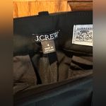 J.Crew Wide Leg Trouser Black Dress Pants Size 4 Carreman France Quality New Photo 2