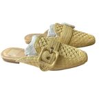 Dolce Vita Women's Sianna Raffia Mules Brown Size 6.5 Photo 1