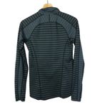 The North Face  Duomix Blue Gray Stripe Quarter Zip Athletic Jacket S Photo 3