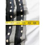 BCBGMAXAZRIA Womens Y2K Polka Dot Silk Striped Tulle Party Dress Size 4 Black Photo 11