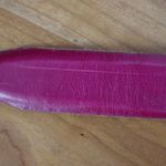 Ellen Tracy Vintage Pink Buffalo Calf Ladies' Leather Belt Medium Photo 3