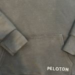 Peloton  women’s ribbed side zip black Sweatshirt with front pocket logo‎ size SM Photo 2