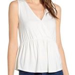 Gibson 4/$25  wrap front peplum top Photo 0