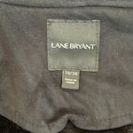 Lane Bryant Black Fleece Line Full Zip Mock Neck Suede Moto Jacket Size 18/20 Photo 6