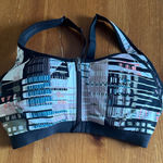 Victoria's Secret  Black and White Zipper Sports Bra Photo 0