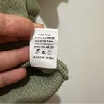 Dreamers by Debut Olive Green Ruffle Sleeve V-Neck Crop Top Womens size XS Photo 4