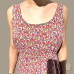 Rue 21 Floral Sleeveless Babydoll Dress Brown Tan Pink Purple M Photo 1