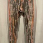 Y2K Hard Tail Forever pastel tie dye low rise ankle zip leggings moto sleaze Pink Photo 0
