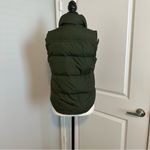J.Crew  Women's XS‎ Green Quilted Down Puffer Vest Toggle Rope Outdoor Layer Photo 2