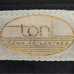 Vintage Toni blue genuine leather wristlet with bow. Photo 7