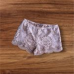 Tart Crochet Shorts  Beige Size M  Lightweight Pull One Photo 1