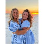 Free People Bop Around Stripe Romper in Oxford Combo Size X-Small Photo 12