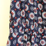 VERO MODA  Navy Blue Medallion Midi Dress Photo 2