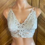 PINK - Victoria's Secret VS PINK Women’s Light Blue Medium Lace Bralette Photo 1