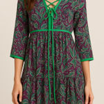 Romeo + Juliet Couture Multicolor Paisley Dress Photo 0