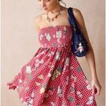 Urban Outfitters NWT BDG by  halter mini in red gingham with novelty “picnic” print Photo 0