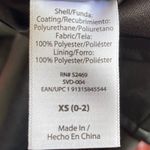 NEW SOFIA JEANS Black Faux Leather Midi Dress XS Criss Cross Neckline Halter Photo 4