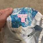 Lilly Pulitzer Marianne Top Poplin Print Aquamarine Catch Of The Day Toile US 2 Photo 6