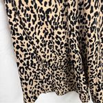 Essue  Tan Animal Print Midi Dress Womens M Summer Strappy Casual Belted Classic Photo 6