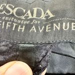 Escada Glen Plaid Wool Silk Skirt Suit Size EU 38 US 8 Black White Photo 12