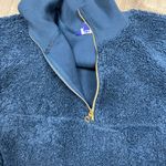 JoyLab  Women's Blue Sherpa Quarter Zip Long Sleeve Pullover - Size XXL - NWT Photo 1