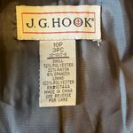J.G. Hook Gray Single Button Classic Blazer Coat 10P Vintage Career Work Office Gray Photo 5