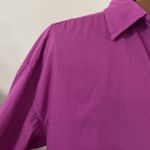 Xirena Blayke cotton poplin shirt dress in purple wine size XS Photo 8