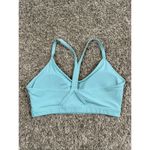 Gymshark  v neck sports bra light support S glacier blue lifting training gym Photo 2