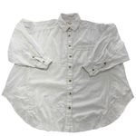 Free People Shirt Womens Small White Happy Hour Poplin Button Down We The Free Photo 1