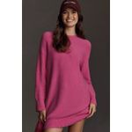 Daily Practice Anthropologie Pink Fuzzy Sweater Dress Medium Cozy Lounge Photo 2