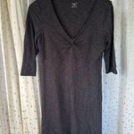 Horny Toad Rosalinda Organic Cotton Blend V-Neck Double Layer A-Line Dress M Photo 2