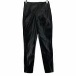 Forever 21 Black Faux Leather Slim Ankle Pant Photo 1