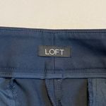 Loft  Marisa Skinny Ankle Pants Size 4 Navy Blue Career Casual Workwear Trendy‎ # Photo 6