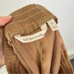 Soft Surroundings Soft Surroundings Textured Silky Pull-on Pants Dark Gold Size L Photo 5