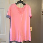 Pink Women's Short Sleeve Romper Photo 1
