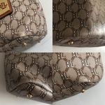 Ralph Lauren  Medium Brown Leather Logo Tote Photo 7