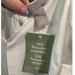 H&M Womens White Satin V Neck Camisole Top Tank Shirt Size Medium Photo 2