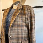 Haptics Brown Plaid Soft Single Button Blazer Jacket Size 1X NEW with tags Photo 1