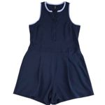 SIERA DESIGNS Sleeveles Polo Tenis Romper Sz L Blue Stretch Golf Athletic Sporty Size L Photo 0