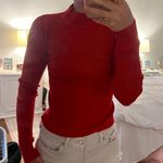 Red Turtle Neck Sweater Photo 0